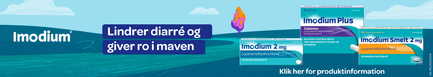 Køb IMODIUM mod diarré i håndkøb hos dit apotek