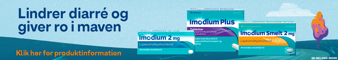 Køb IMODIUM mod diarré i håndkøb hos dit apotek