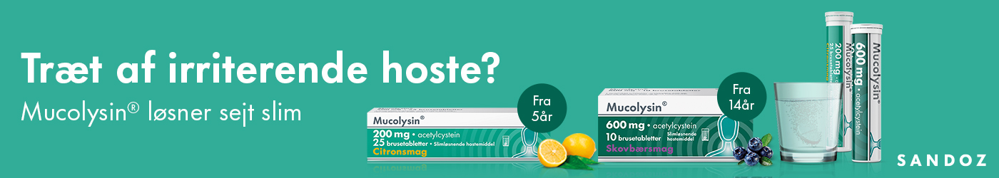 Køb Mucolysin® håndkøb online. Se pris og tilbud hos dit apotek.